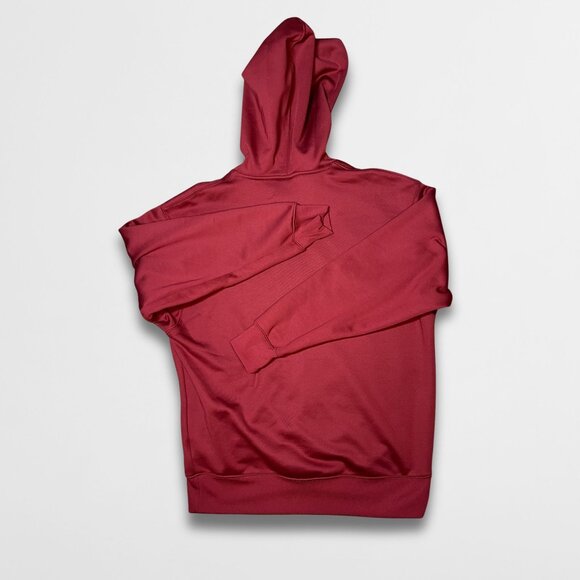 Nike Therma-Fit Red Hoodie With Swoosh Logo & Drawstring Hood XS - Picture 3 of 5